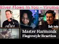 Alip BaTa " Yiruma - River Flows In You "  Fingerstyle Reaction Subtitle indo