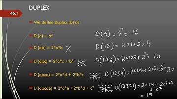 46 - Ganita Ratna Kosha - Square Roots -  Duplex Method 1