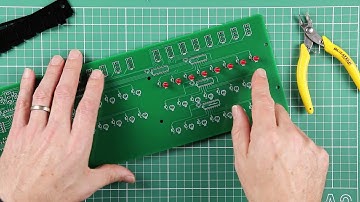 THN #014 - Kit Assembly #6 - First 8 LEDs, resistors & testing