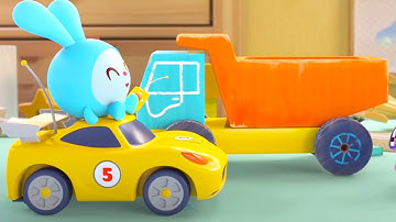 Малышарики | Сборник серий про транспорт: мультики про машинки, кран, автобус, поезда, самокат