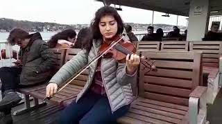 Video thumbnail of "Gülpembe - Barış Manço (keman cover)"