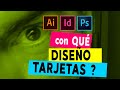 Cual es mejor para tarjetas de visita? InDesign, Illustrator o Photoshop. Ventajas y Desventajas