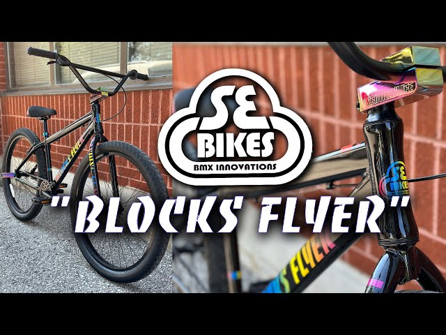 FIRST LOOK) 2023 SE Bikes Blocks Flyer 26 Cruiser BMX Unboxing @ Harvester  Bikes 