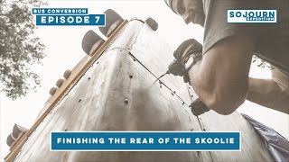 Finishing the Rear of the Skoolie /  Rebuilding the Skoolie Rear Door by Sojourn Builds 634 views 1 year ago 10 minutes, 8 seconds