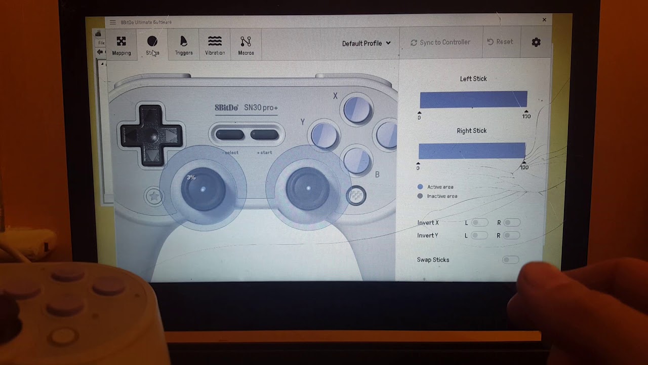8bitdo Sn30 Pro Controller Pc Connection Customize Youtube