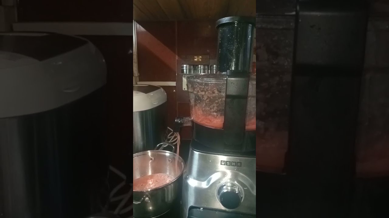 Water Melon Juice In Food Processor YouTube Water Melon Juice In Food Processor YouTube