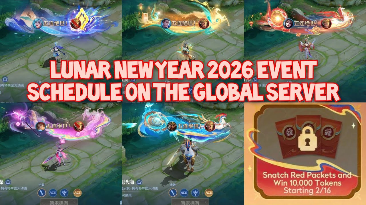 Расписание мероприятий LNY2026 | Глобальный сервер | Честь королей