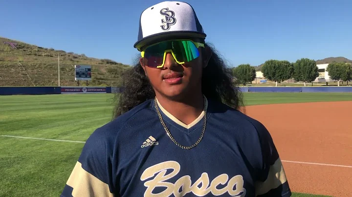 Dylan Lina discusses returning from injury in St. John Bosco's 3-1 win over Tesoro