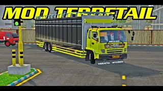MOD TRUCK FUSO C10 DETAIL PARAH || mod bussid fuso new fighter fn 62 full animasi
