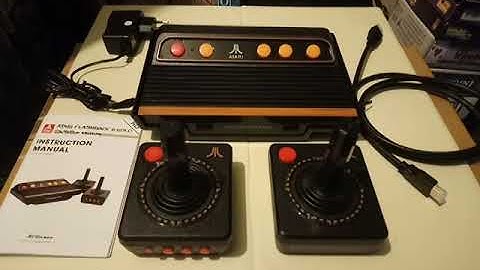 Atari Flashback 8 Gold Activision Edition Video Game Console Unit Controllers Peripherals 08.12.19