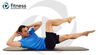 Fitness Blender 15 Minute Abs Workout  At Home Core Training without Equipment