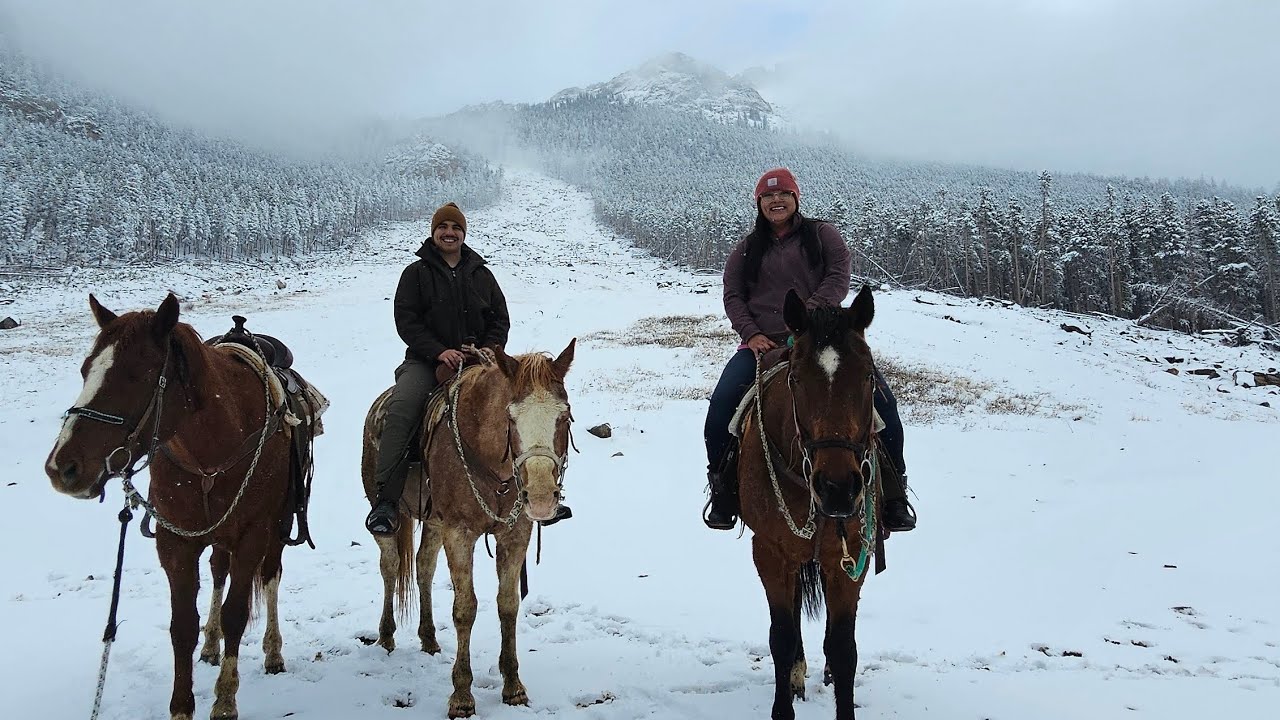 Elkhorn Stables Horseback Riding in Estes Park, Colorado!!! 