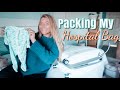 What’s In My Hospital Bag for Baby #3 // 38 weeks pregnant PACK WITH ME!