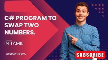 How to Swap Two Numbers in C# | Step-by-Step Tutorial || @CODE_WITH_GOKUL