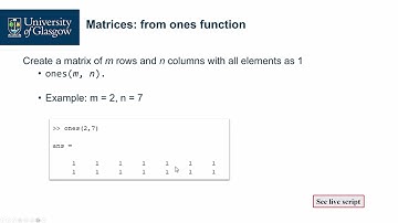 MATLAB Matrices: Enter a Matrix