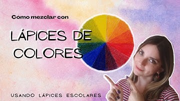 Cómo mezclar con lápices de colores: rosa cromática