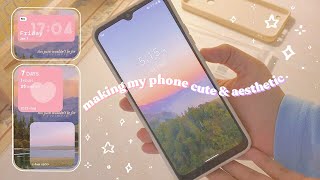 🍭How to make ANDROID phone AESTHETIC | Pastel Purple theme for Realme ☁🌷 screenshot 5