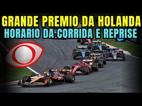 F1 2025 - Gp Da Holanda - Horario Da Corrida E Reprise Na Tv Band E No Band Sports