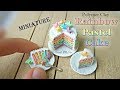 Miniature Polymer Clay Rainbow Pastel Cake - Dollhouse Food