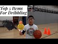 TOP 5 ITEMS THAT WILL IMPROVE YOUR BASKETBALL DRIBBLING SKILLS!!!