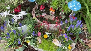 Tiny Tidy Tuesday/Open Collab/Clean Up Front Yard / Cleanup In Fairy Garden
