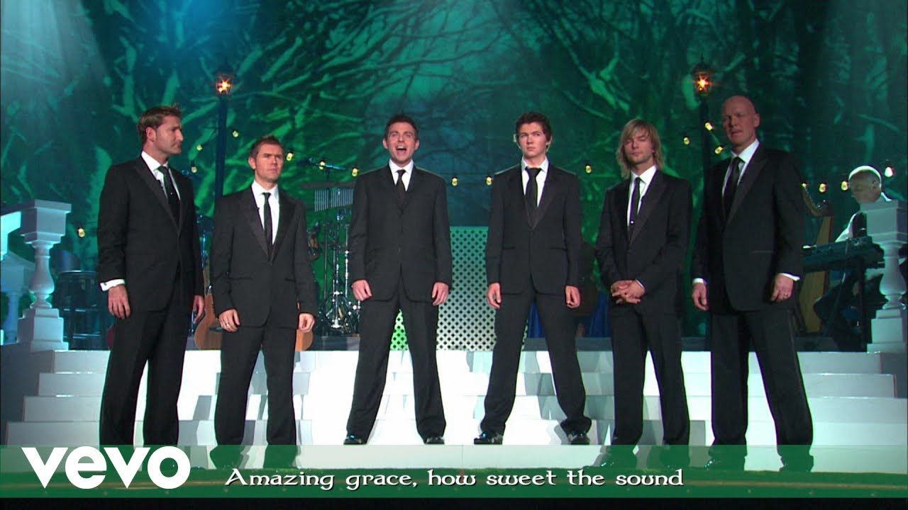 Celtic Thunder   Amazing Grace Live From Poughkeepsie  2010  Lyric Video