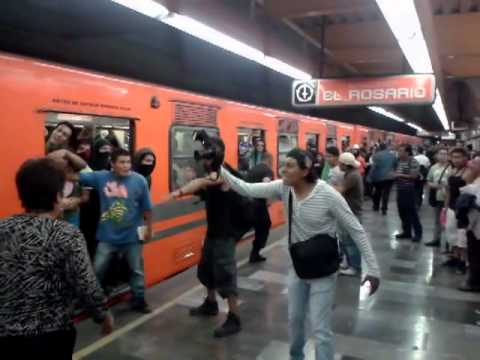 en el metro tacubaya