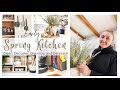EARLY SPRING KITCHEN CLEAN, DECLUTTER, ORGANIZE, AND DECORATING | SPRING COTTAGE KITCHEN DECOR 2022