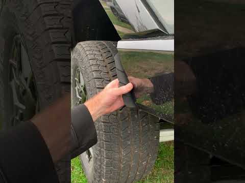 Fast Hummer EV Pickup Stone Guard Install #1fastguard #mudflap #hummer #gmchummerev #carcleaning #ev