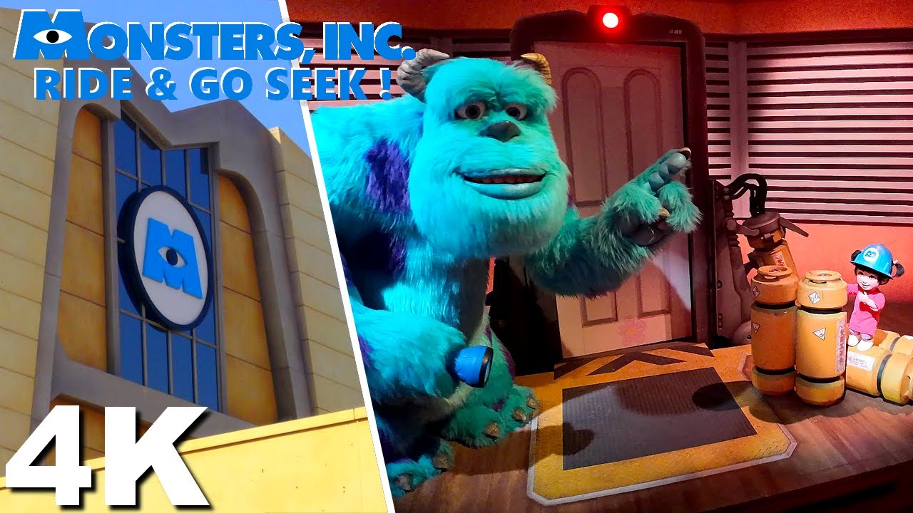 Monsters Inc. Ride and Go Seek ! [On-Ride 4K POV] - Tokyo