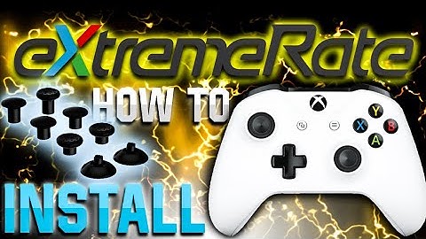 How to install ExtremeRate interchangeable thumbsticks (xbox one)