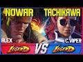 NoWar (Alex) vs Tachikawa (C. Viper) 🔥 DOUBLE FT2 Ranked SF6