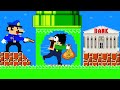 Super mario story mario police vs luigi bank robbery escape maze  game animation