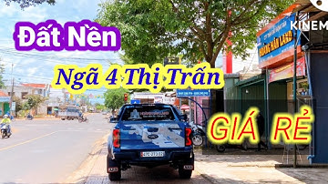 BÁN LÔ ĐẤT NỀN GIÁ RẺ ĐỘC NHẤT VÔ NHỊ TẠI NGAY TRUNG TÂM NGÃ TƯ THỊ TRẤN KRÔNG NĂNG