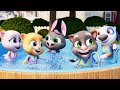 Talking Tom Shorts | Breaking the Pool Rules | Cartoon for Kids