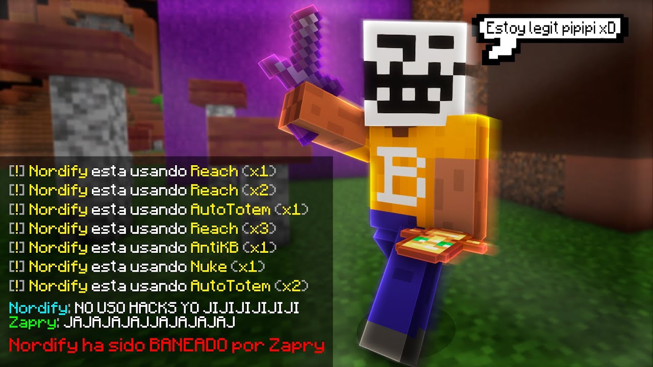 ENCONTRÉ al HACKER mas EVIDENTE de TODO MINECRAFT! 🤣🤦 | Staff Series