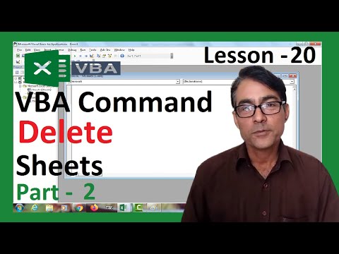 Delete sheet with