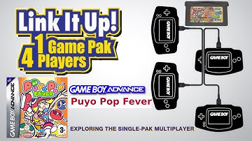GBA Single-Pak Link - Puyo Pop Fever (one of the best Multi-Boot modes on GBA)