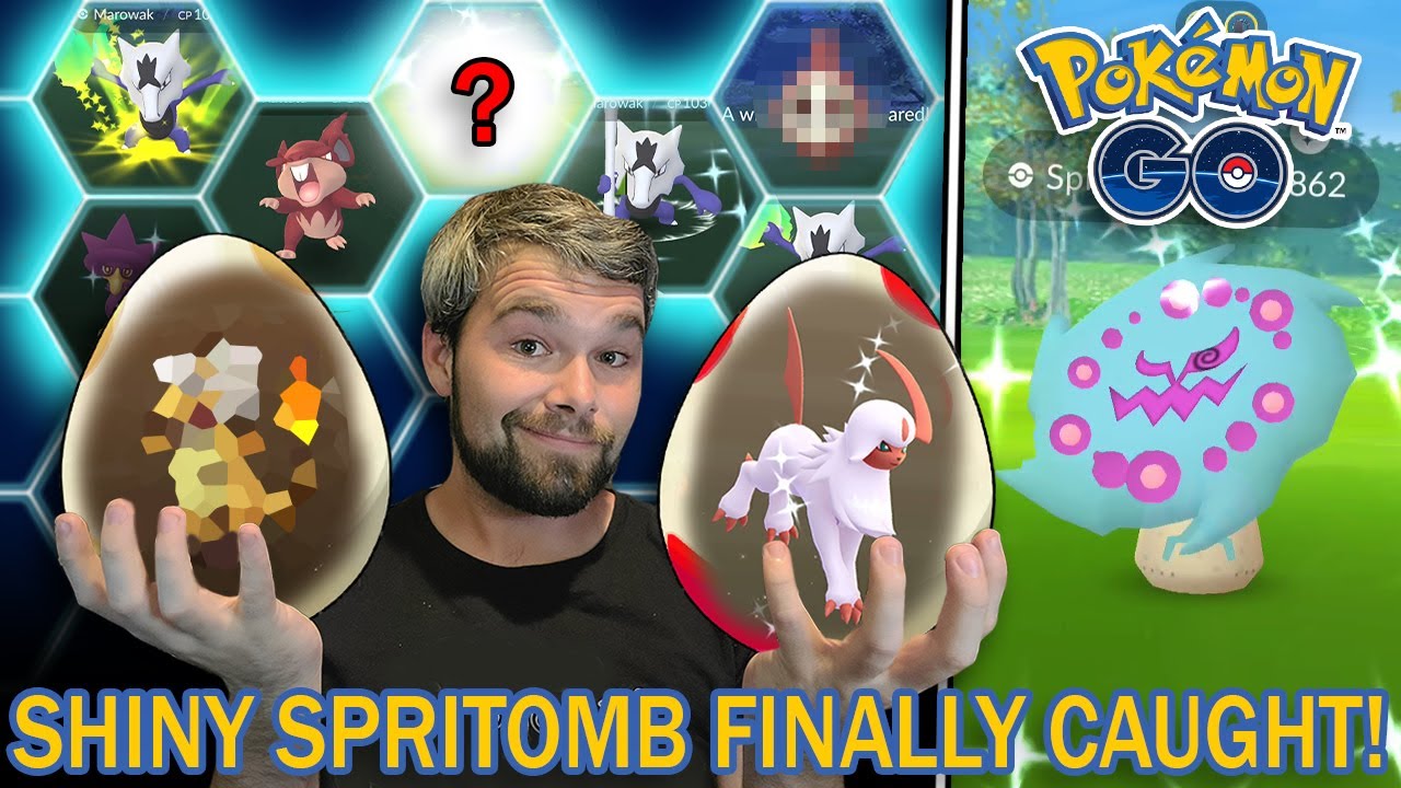 FINALLY hatched shiny Spiritomb after 800+ eggs!! I also found 2