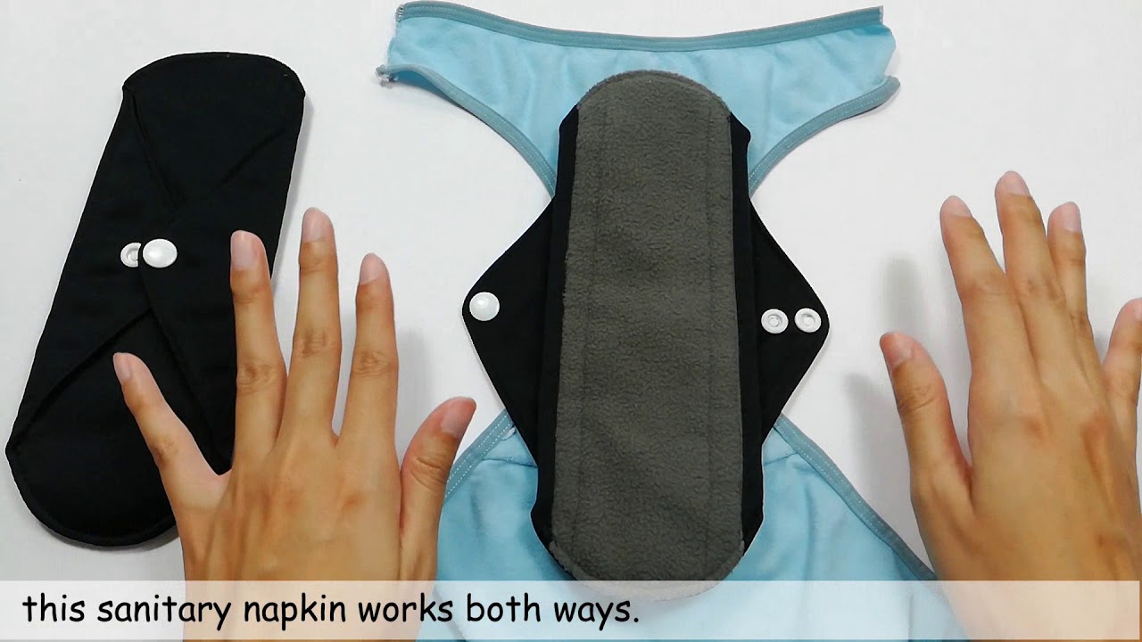 HighOh - HowTo use our Charcoal Fiber Reusable Sanitary Napkin 