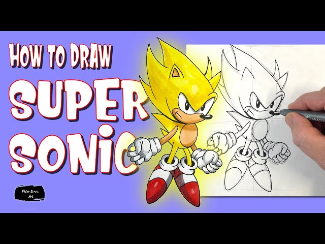 sonic the hedgehog, super sonic, and super sonic 2 (sonic and 1 more) drawn  by kornart