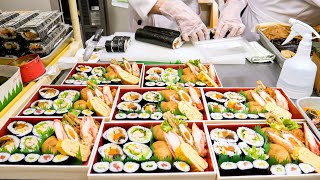 So Many Bento Boxes! Huge Carefully Made Lunchboxes at the Soba Restaurant Connected to the Station!