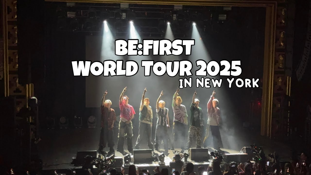 [BESTY CONCERT VLOG #2]: BE:FIRST 2025 WORLD TOUR IN NEW YORK