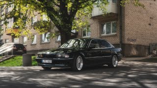 Dark green E38 summer vibes | 4K