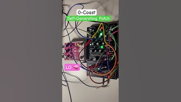 Self-Generating Space Lawnmower  #dronesynth #makenoise #0coast #synth #synthesizer