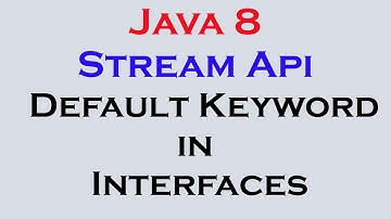17.7 Java 8 Stream Api Features part 6 Defining methods in Interface using Default Keyword