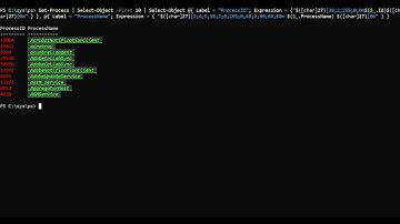 PWSH ANSI escape sequences