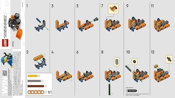 LEGO instructions - Technic - 30710 - Skid-Steer Loader
