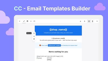 CloudCart  - Email Template Builder