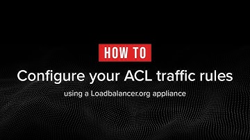 How-to demo: how to configure simple ACL traffic rules configuration